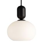Nordlux Notti 20 Pendel Lampe Glas Sort | Egnet til 1x E27