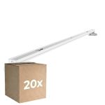 Fordelspakke 20x Noxion lysrender Click LED T8 | Egnet til 2x60cm LED Lysrør