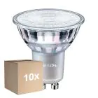 Fordelspakke 10x Philips MASTER Value LED Spot GU10 PAR16 3.7W 365lm 60D - 930 Varm Hvid | Bedste Farvegengivelse - Dæmpbar - Erstatter 50W