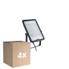 Fordelspakke 4x Philips LED Projektør Ledinaire BVP169 150W 18000lm 110D - 830-865 CCT | IP65 - Symmetrisk 