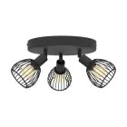 Eglo Loftlampe Sonni Stål Sort | IP20 - Egnet til 3x E14 